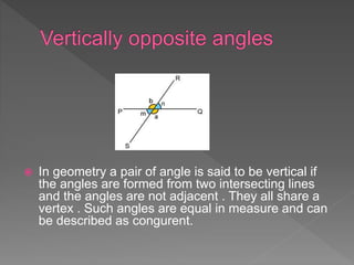 Lines and angles | PPTX