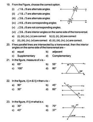 Lines and Angles Notes.pdf class 9th Lines and Angles Notes | PDF