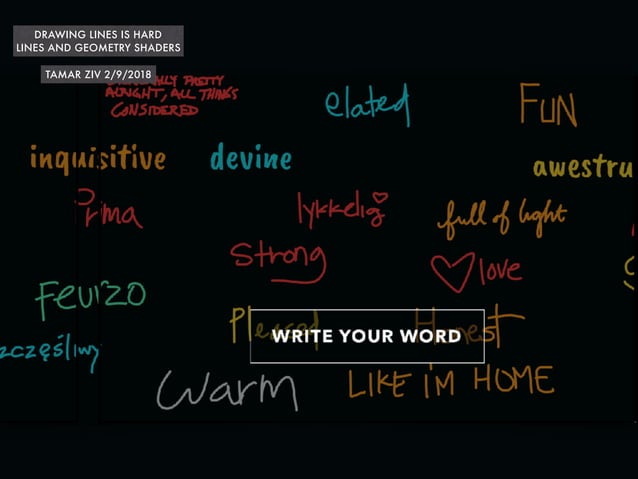 Lines and geometry shaders | PPT