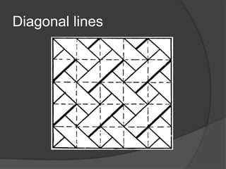 Diagonal lines