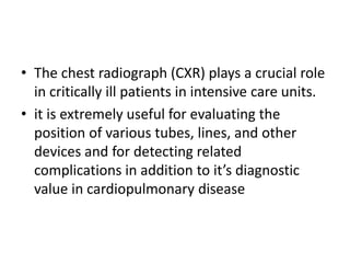 Lines and tubes in xray | PPTX