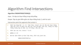 Line segment intersection introduction | PPTX