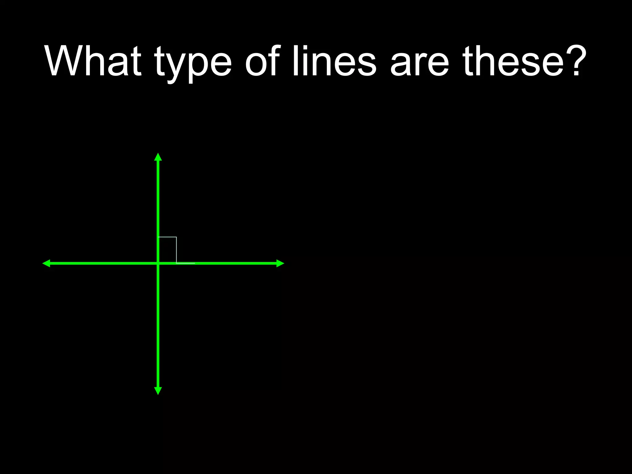 What type of lines are these?
