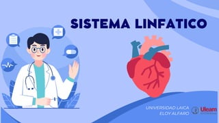 SISTEMA LINFATICO
UNIVERSIDAD LAICA
ELOY ALFARO
 