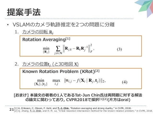 Visual Slam Why Bundle Adjust の解説 第4回3d勉強会 関東