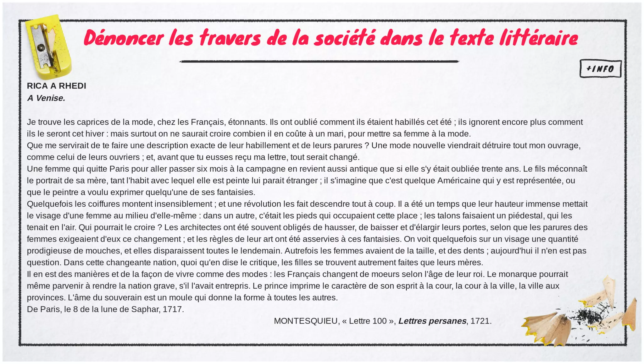 L'influence de la mode