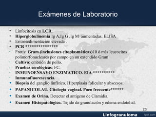 Úlcera genitalÚlcera genitalÚlcera genitalÚlcera genital Prueba dePrueba dePrueba dePrueba de
laboratoriolaboratoriolaboratoriolaboratorio
SensibilidadSensibilidadSensibilidadSensibilidad EspecificidadEspecificidadEspecificidadEspecificidad
Campo oscuroCampo oscuroCampo oscuroCampo oscuro 70707070 -95%-95%-95%-95%SífilisSífilisSífilisSífilis
VDRL / RPRVDRL / RPRVDRL / RPRVDRL / RPR
1ª1ª1ª1ª 71717171
2ª2ª2ª2ª 100%100%100%100%
98%98%98%98%
GramGramGramGram 33333333 -93%-93%-93%-93% bajabajabajabajaChancroChancroChancroChancro
blandoblandoblandoblando
CultivoCultivoCultivoCultivo bajabajabajabaja altaaltaaltaalta
TestTestTestTest TzanckTzanckTzanckTzanck 50505050 -70%-70%-70%-70%Herpes genitalHerpes genitalHerpes genitalHerpes genital
CultivoCultivoCultivoCultivo bajabajabajabaja altaaltaaltaalta
DIAGNOSTICO DIFERENCIAL LABORATORIO
23
 