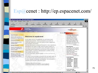 Esp@ cenet  : http://ep.espacenet.com/ 