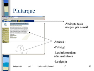 Plutarque Accès au texte intégral par e-mail Accès à : l’abrégé Les informations administratives Le dessin 