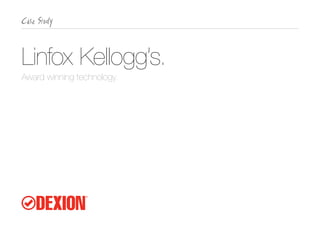 Linfox Kellogg’s.
Award winning technology.
 