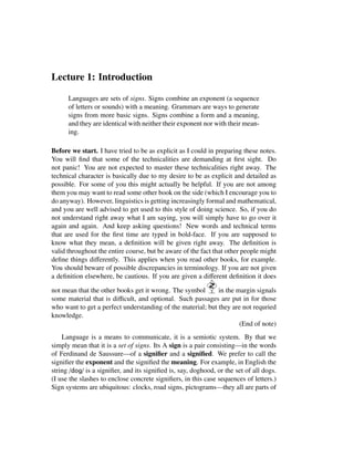 Introduction to linguistics | PDF