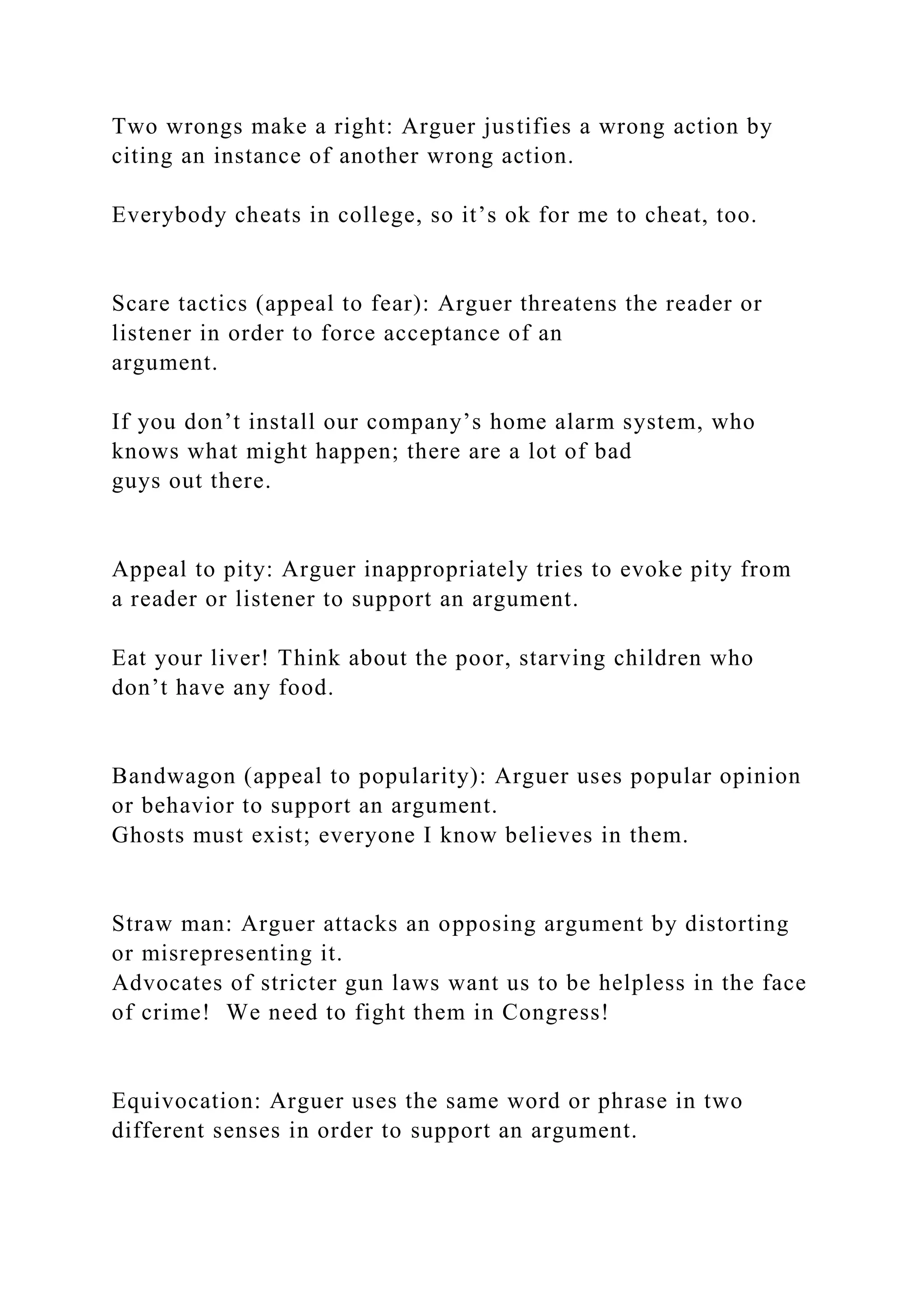 Ling 21 Online Chart of Logical Fallacies Fallacies o.docx Personal