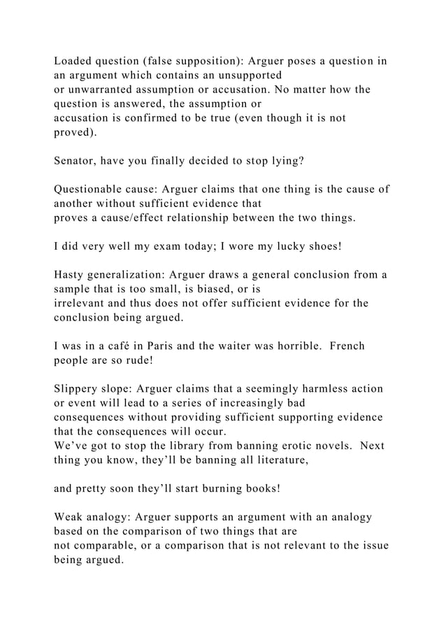 Ling 21 Online Chart of Logical Fallacies Fallacies o.docx Personal