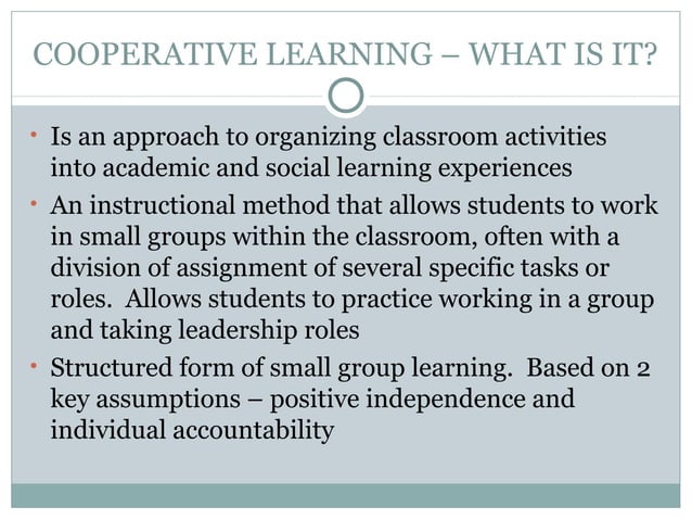 Ling 306 tefl_methodology_strategy_training_cooperative_learning
