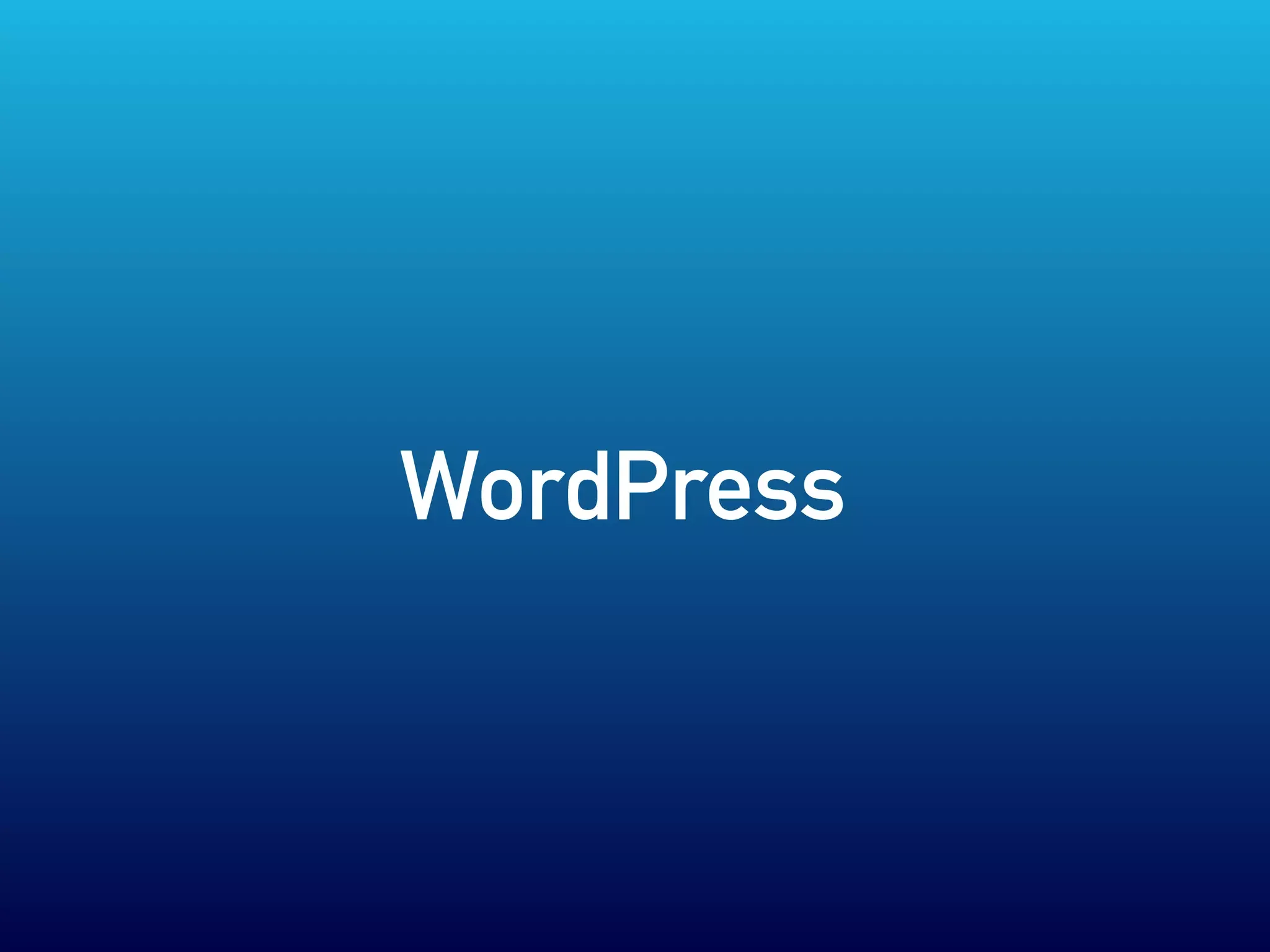WordPress
 