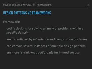 Object-Oriented Application Frameworks | PDF