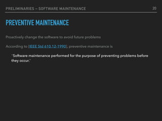 Software Maintenance and Evolution | PDF
