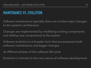 Software Maintenance and Evolution | PDF