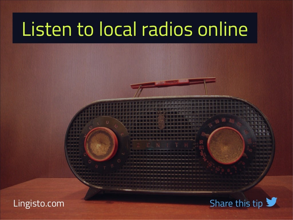 Listen to local radios online