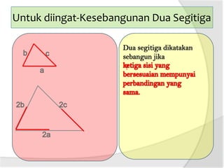 Untuk diingat-Kesebangunan Dua Segitiga

?

 