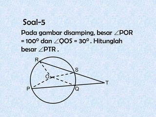 RSO•TPQSoal-5Pada gambar disamping, besar POR = 1000 dan QOS = 300 . Hitunglah besar PTR .