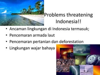 Loss of habitat for native animals and plants