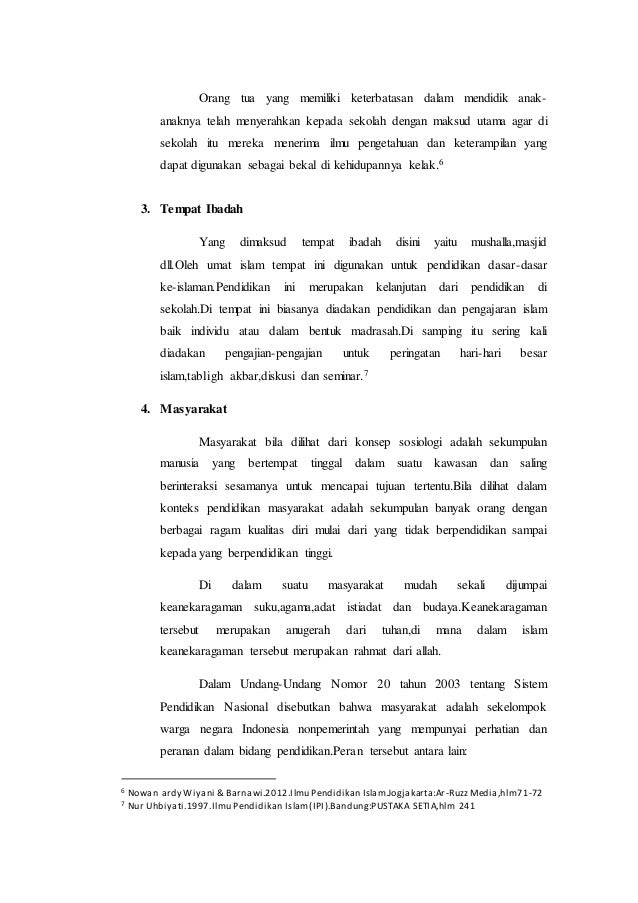 Lingkungan pendidikan dan hubungan timbal balik nya