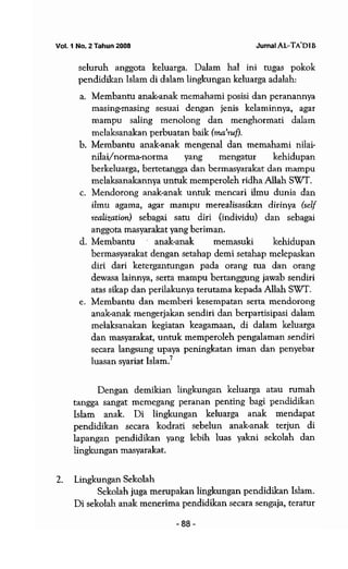 Lingkungan pendidikan islam