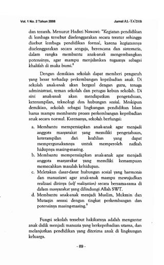 Lingkungan pendidikan islam