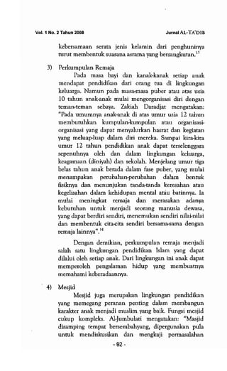 Lingkungan pendidikan islam