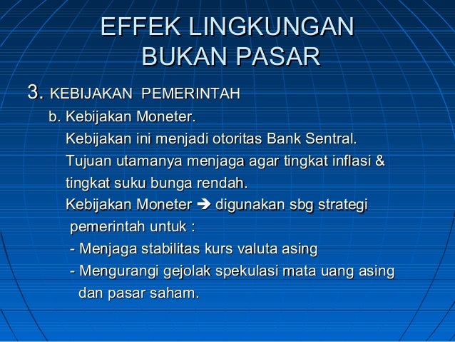 Faktor-faktor yang mempengaruhi pasar valuta asing