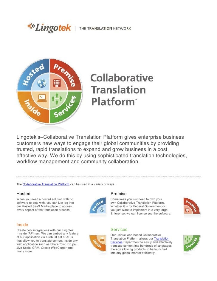 Collaborative Translation Platform