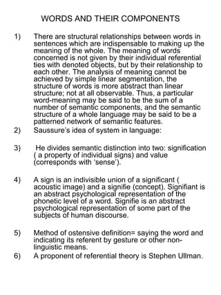 Component Otherwords Linguistics Theories MPB 2014 Progressive-edu.com