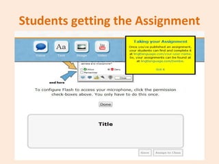 Students getting the Assignment 