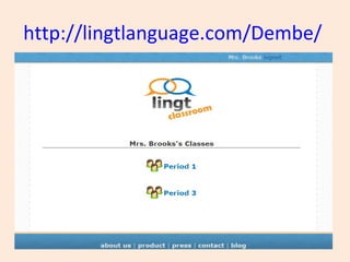 http://lingtlanguage.com/Dembe/   