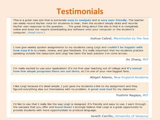 Testimonials 