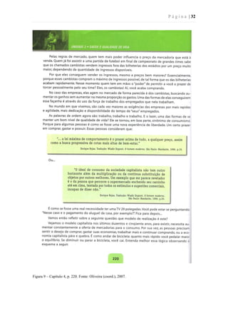 P á g i n a | 32
Figura 9 – Capítulo 4, p. 220. Fonte: Oliveira (coord.), 2007.
 