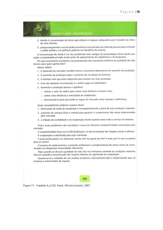 P á g i n a | 38
Figura 15 – Capítulo 4, p.226. Fonte: Oliveira (coord.), 2007.
 