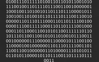 010011101111101001101101011001010
111001001101111011100110010000001
100010011010010110111011100001011
100100110100101101111011100110010
000001101110111000110110111100100
000011100111110001101101111001000
000110110001100101011001111110110
101110110011001010110100101110011
001000000111000001100001011100100
110000100100000011011101111001101
110011001000000110100001110101011
011010110000101101110011011110111
               0011
 