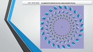 ARTE – ARTES VISUAIS ELEMENTOS BÁSICOS DA LINGUAGEMVISUAL
 