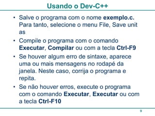 Linguagem C - Introdução com conceitos da Linguagem C | PDF