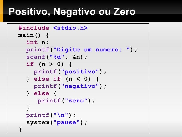 Linguagem C 03 Estruturas De Decisao