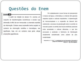 Questões do Enem
 