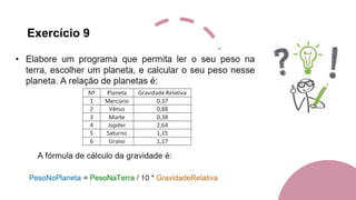 Exercício 9
 