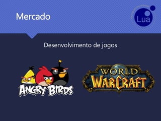 Mercado
Desenvolvimento de jogos
 