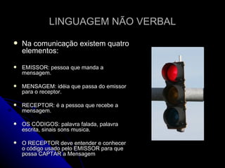 Linguagem nao verbal | PPT