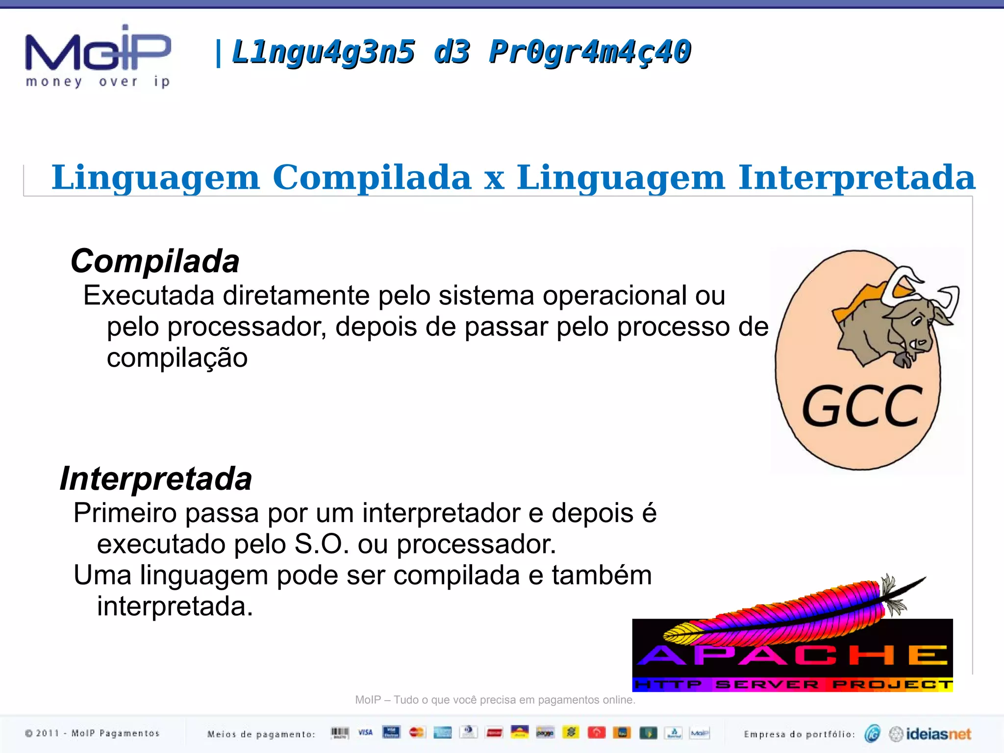 Primeira linguagem de alto nível largamente utilizada. 1958 –  Lisp “ LIS t  P rocessing ”. 