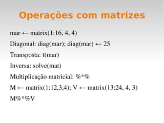 Note que Os comandos são separados por ; ou enter 