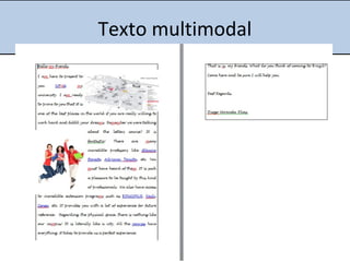 Texto multimodal
 