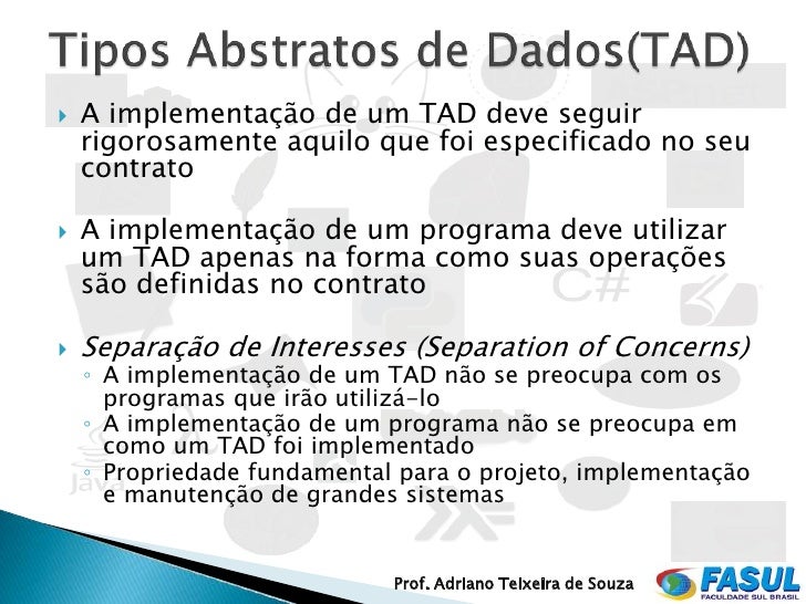 Tipos de dados abstratos